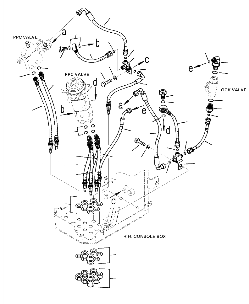 Схема запчастей Komatsu WA250-6 - K-A УПРАВЛЕНИЕ ПОГРУЗКОЙ PPC ТРУБЫ (MULTI-FUNCTION РЫЧАГ И НАВЕСН. ОБОРУД РЫЧАГ) OPERATORXD S ОБСТАНОВКА И СИСТЕМА УПРАВЛЕНИЯ