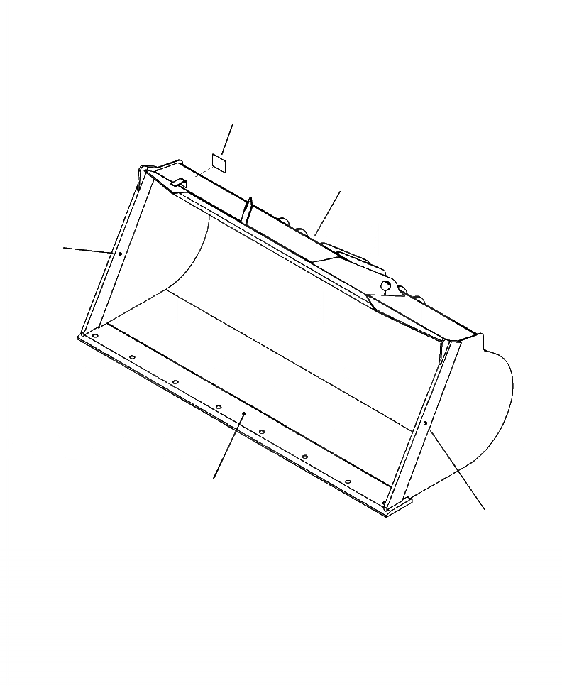 Схема запчастей Komatsu WA250-6 - T-A КОВШ . CU. M. (С БОЛТ-ON РЕЖУЩ. КРОМКА, . CU. M.) РАБОЧЕЕ ОБОРУДОВАНИЕ
