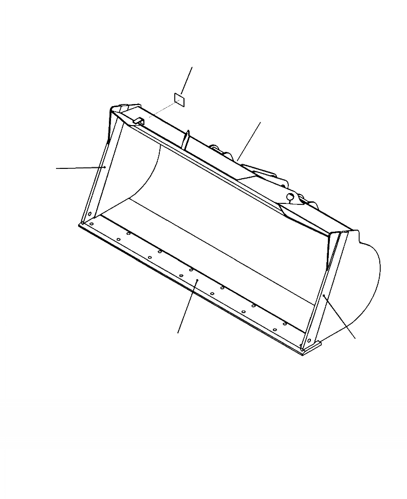 Схема запчастей Komatsu WA250-6 - T-A EXCAVATING КОВШ .8 CU. M. (С БОЛТ-ON РЕЖУЩ. КРОМКА, .9 CU. M.) РАБОЧЕЕ ОБОРУДОВАНИЕ