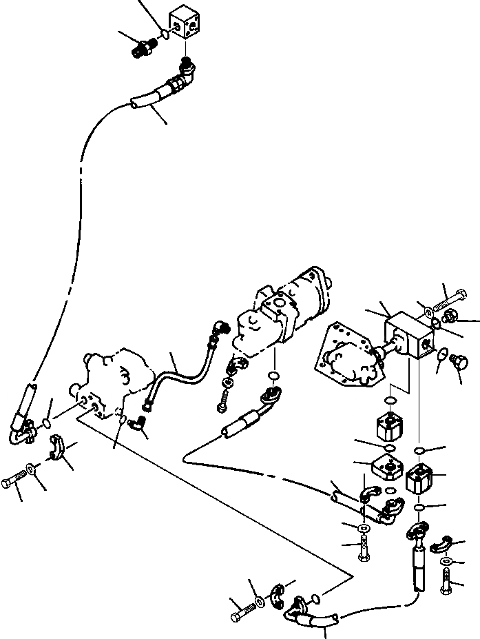 Схема запчастей Komatsu WA250-1LC - ГИДРОЛИНИЯ GROUND ПРИВОДN РУЛЕВ. УПРАВЛЕНИЕ - НАСОС - КЛАПАН РУЛЕВОГО УПРАВЛЕНИЯ РУЛЕВ. УПРАВЛЕНИЕ СИСТЕМА УПРАВЛЕНИЯ