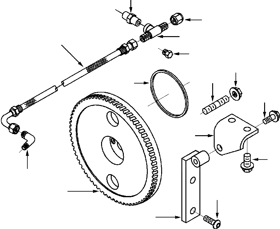 Схема запчастей Komatsu WA250-3L - FIG. A-9A ТОПЛИВН. НАСОС СОЕДИНЕНИЕ ДВИГАТЕЛЬ
