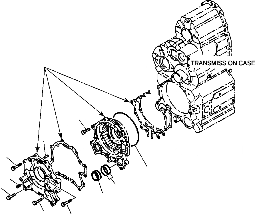 Схема запчастей Komatsu WA250-3L - FIG. F-A ТРАНСМИССИЯ - КРЕПЛЕНИЕ - ПЕРЕДН. КРЫШКАAND RETAINER СИЛОВАЯ ПЕРЕДАЧА И КОНЕЧНАЯ ПЕРЕДАЧА