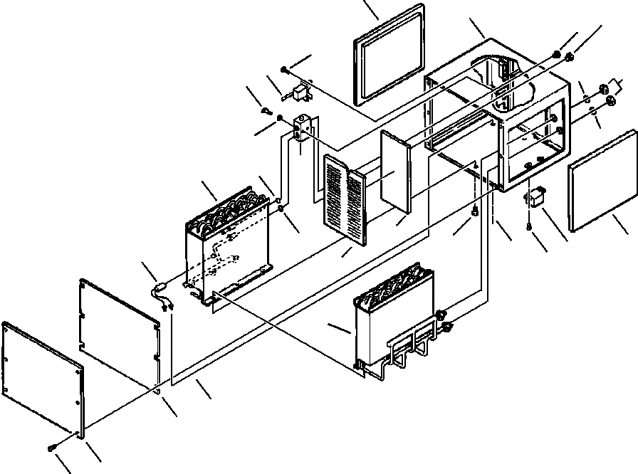 Схема запчастей Komatsu WA250-3L - FIG. K7-A КОНДИЦ. ВОЗДУХА - CМАСЛ. КОРПУС КАБИНА ОПЕРАТОРА И СИСТЕМА УПРАВЛЕНИЯ