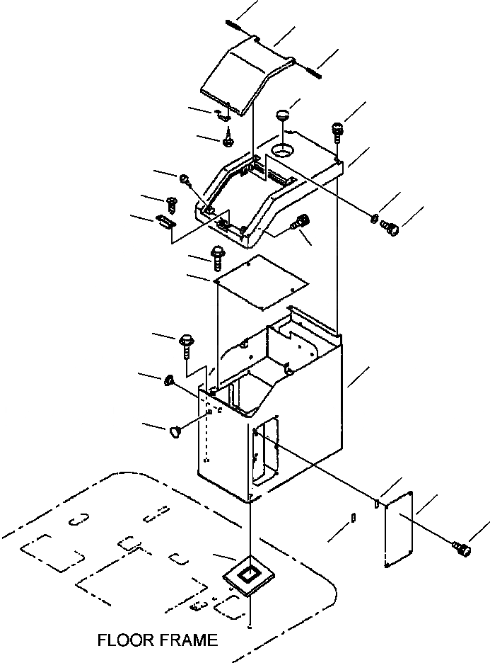 Схема запчастей Komatsu WA250-3L - FIG. K7-A ЛЕВ. КОНСОЛЬН. БЛОК КАБИНА ОПЕРАТОРА И СИСТЕМА УПРАВЛЕНИЯ