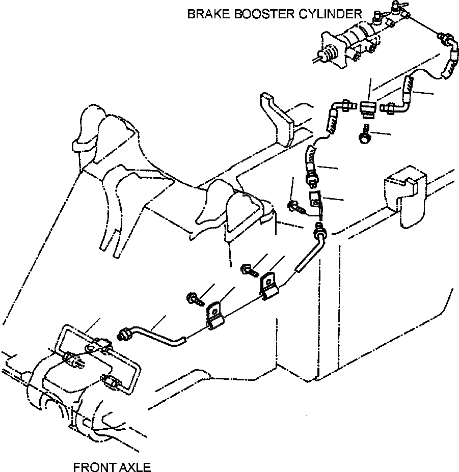 Схема запчастей Komatsu WA250-3L - FIG. K-A КОЛЕСН. ТОРМОЗ - ТРУБЫ - УСИЛИТЕЛЬ ЦИЛИНДР - ПЕРЕДН ТОРМОЗН. ГИДРОЛИНИЯ КАБИНА ОПЕРАТОРА И СИСТЕМА УПРАВЛЕНИЯ