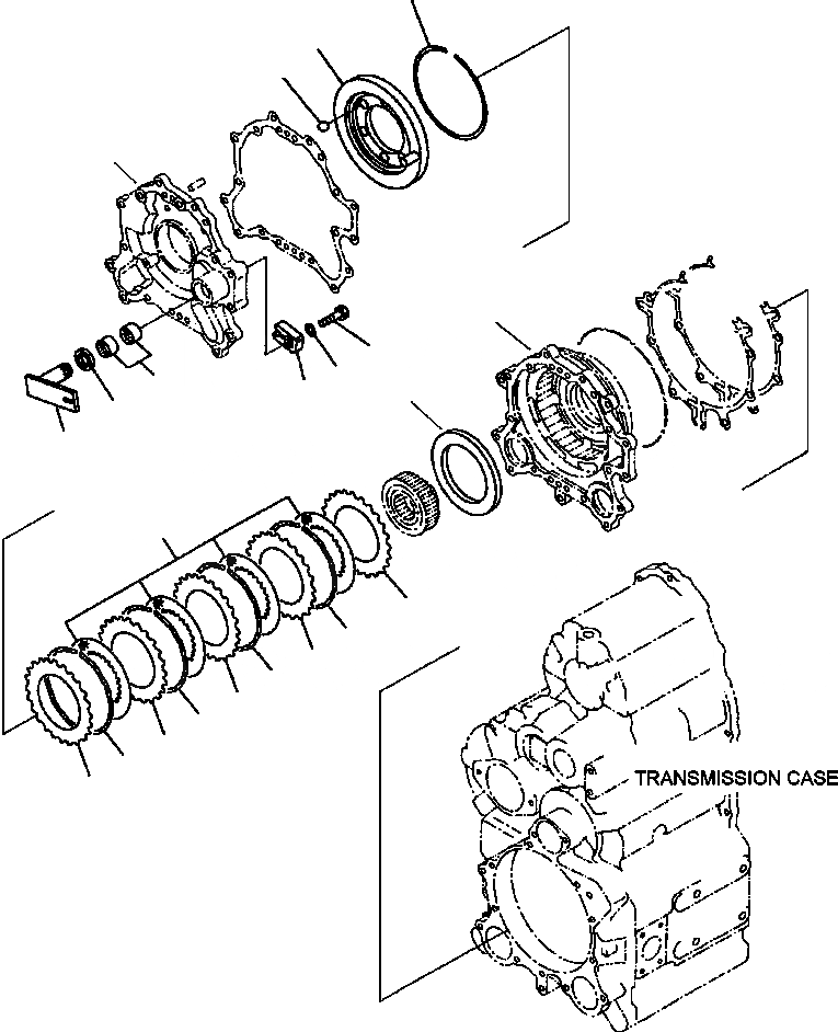 Схема запчастей Komatsu WA250-3MC - F-7A ТРАНСМИССИЯ СТОЯНОЧНЫЙ ТОРМОЗ СИЛОВАЯ ПЕРЕДАЧА И КОНЕЧНАЯ ПЕРЕДАЧА