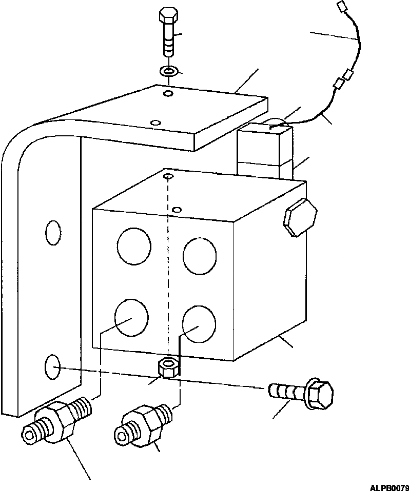 Схема запчастей Komatsu WA250-3MC - H-A ГИДРОЛИНИЯ JRB COUPLER КЛАПАН И СОЛЕНОИД ГИДРАВЛИКА