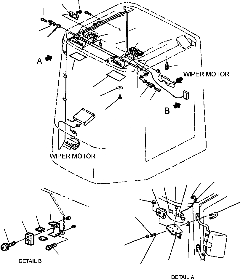 Схема запчастей Komatsu WA250-3MC - K-A OPERATOR КАБИНА ЭЛЕКТРИКА OPERATORXD S ОБСТАНОВКА И СИСТЕМА УПРАВЛЕНИЯ