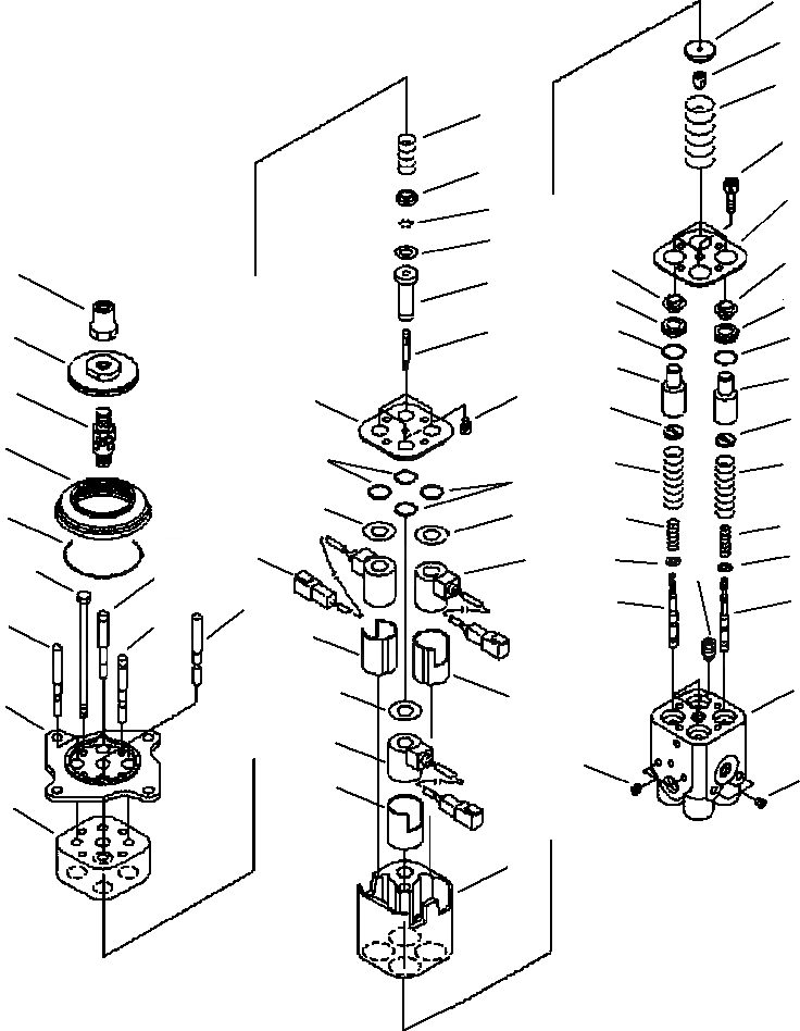 Схема запчастей Komatsu WA250-3MC - K-8A ГЛАВН. КЛАПАН OPERATORXD S ОБСТАНОВКА И СИСТЕМА УПРАВЛЕНИЯ