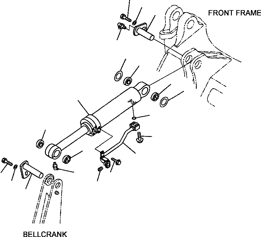 Схема запчастей Komatsu WA250-3MC - T-A ЦИЛИНДР КОВША ВЫСОК. ПОДЪЕМ ТРУБЫ РАБОЧЕЕ ОБОРУДОВАНИЕ