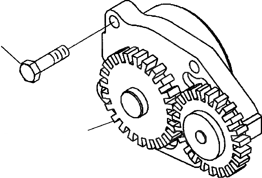 Схема запчастей Komatsu WA250PT-3MC - FIG. A-AA СМАЗЫВ. НАСОС ДВИГАТЕЛЬ