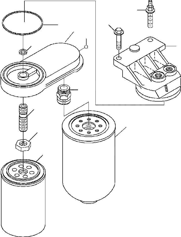 Схема запчастей Komatsu WA250PT-3MC - FIG. A9-AA9 ТОПЛИВН. ФИЛЬТР. ДВИГАТЕЛЬ