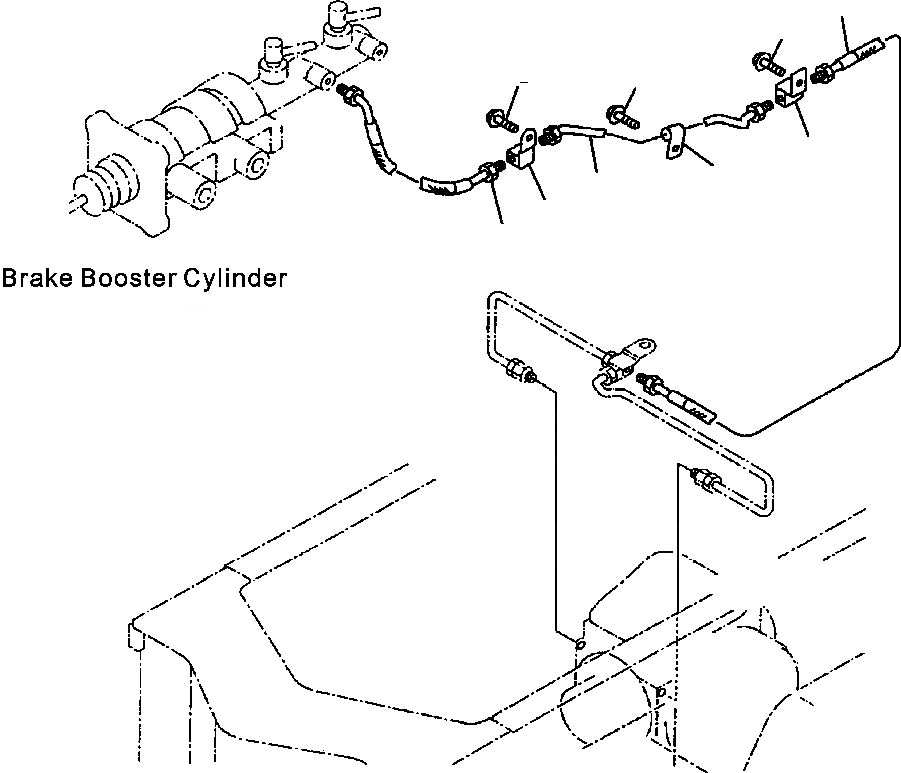 Схема запчастей Komatsu WA250PT-3MC - FIG. K-A УПРАВЛ-Е ТОРМОЗОМ - УСИЛИТЕЛЬ ТОРМОЗА - ЗАДН. ТОРМОЗН. ГИДРОЛИНИЯ КАБИНА ОПЕРАТОРА И СИСТЕМА УПРАВЛЕНИЯ