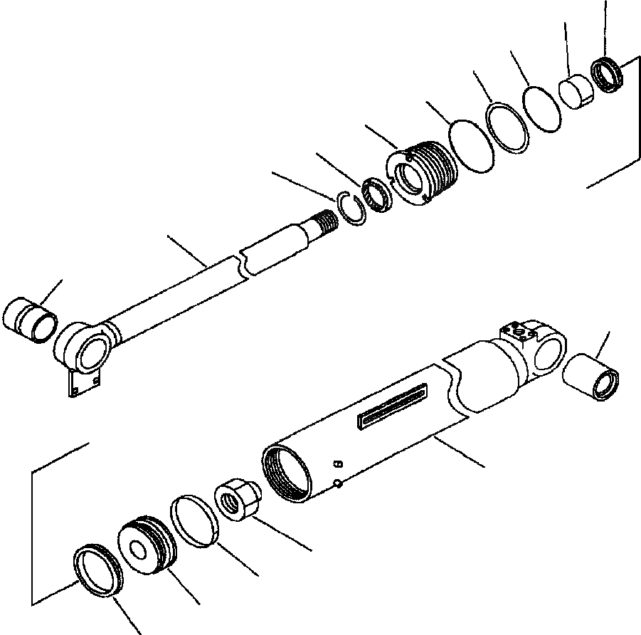 Схема запчастей Komatsu WA250PT-3MC - FIG. T-A ЦИЛИНДР ПЕРЕКОСА РАБОЧЕЕ ОБОРУДОВАНИЕ