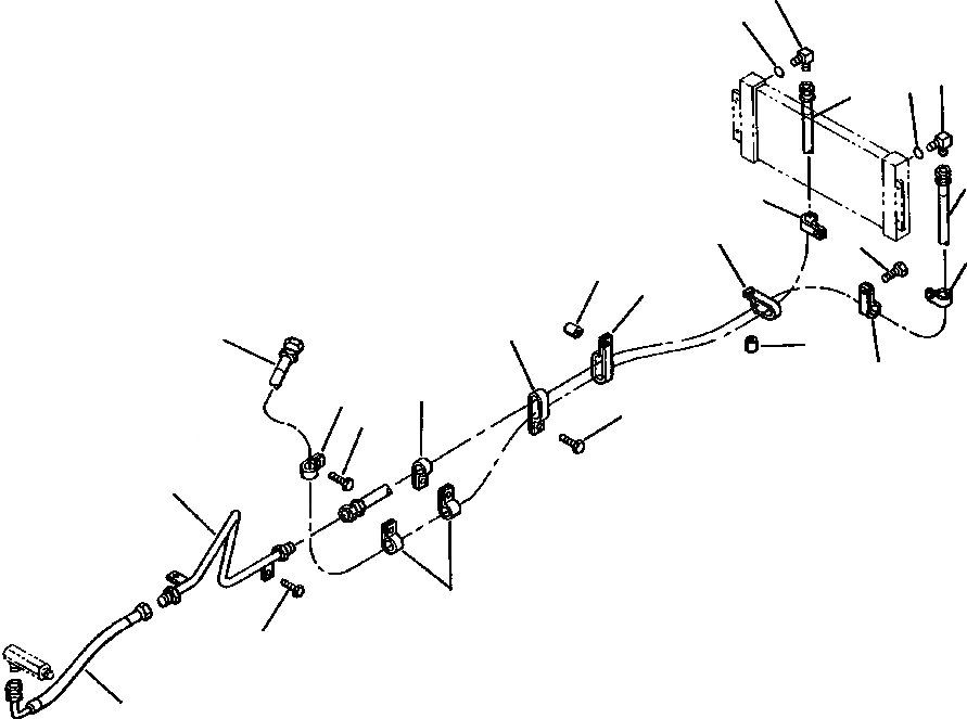 Схема запчастей Komatsu WA250PT-3L - FIG NO. C-A ГИДРАВЛ ОХЛАДИТЕЛЬ ЛИНИЯ СИСТЕМА ОХЛАЖДЕНИЯ