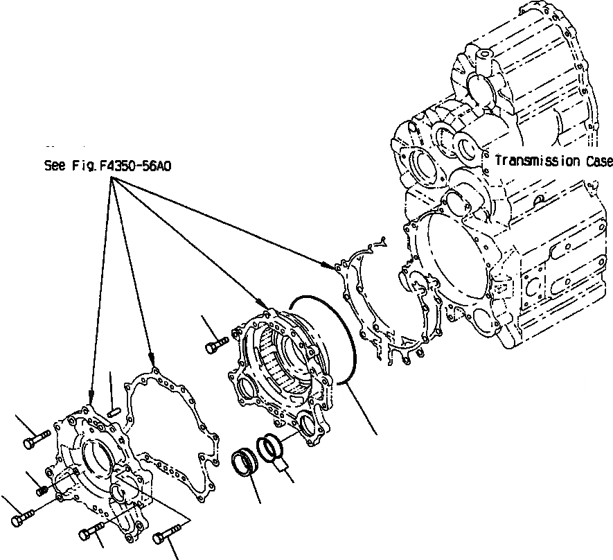 Схема запчастей Komatsu WA250PT-3L - FIG NO. F-A ТРАНСМИССИЯ (КОРПУС ТРАНСМИССИИ) (/) СИЛОВАЯ ПЕРЕДАЧА И КОНЕЧНАЯ ПЕРЕДАЧА