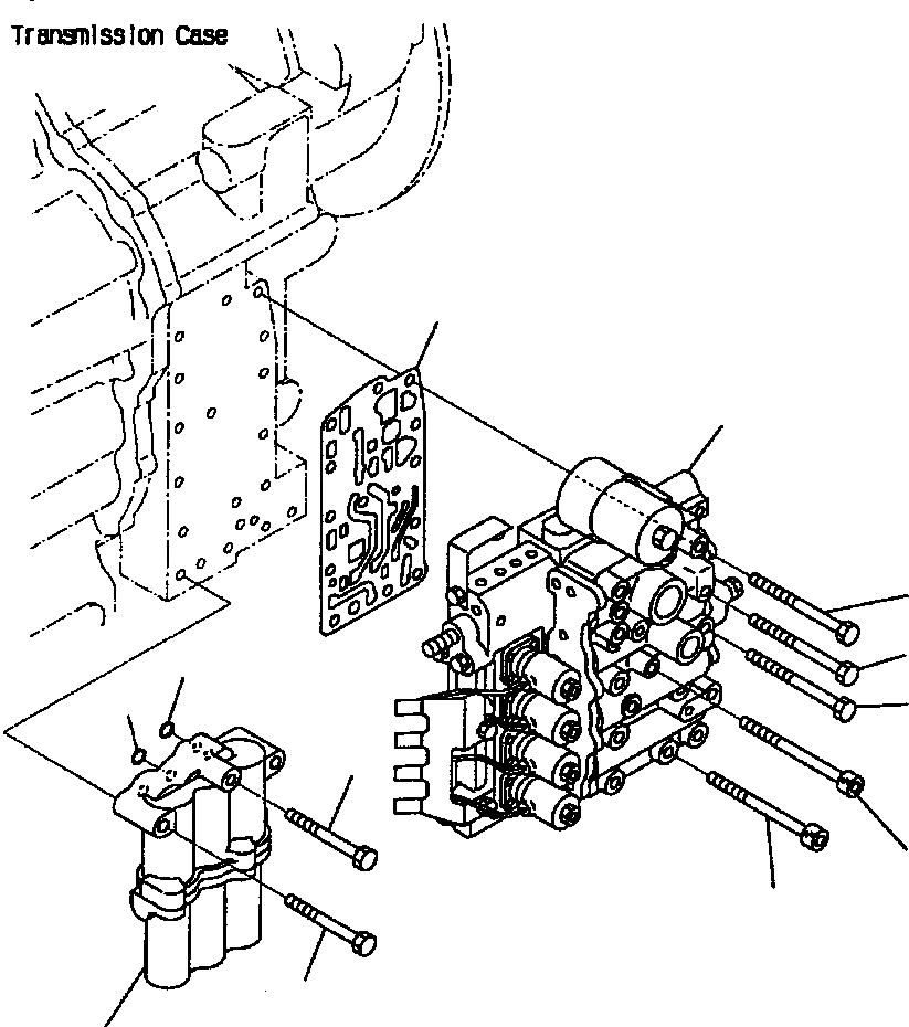 Схема запчастей Komatsu WA250PT-3L - FIG NO. F-A КЛАПАН УПРАВЛЕНИЯ ТРАНСМИССИЕЙ (/) (КРЕПЛЕНИЕ) СИЛОВАЯ ПЕРЕДАЧА И КОНЕЧНАЯ ПЕРЕДАЧА