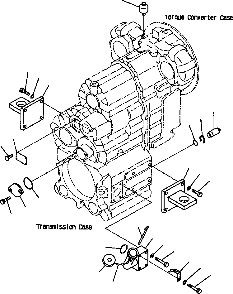 Схема запчастей Komatsu WA250PT-3L - FIG NO. F-8A ТРАНСМИССИЯ (ОНОСЯЩИЕСЯ К НЕЙ ЧАСТИ)(/) СИЛОВАЯ ПЕРЕДАЧА И КОНЕЧНАЯ ПЕРЕДАЧА