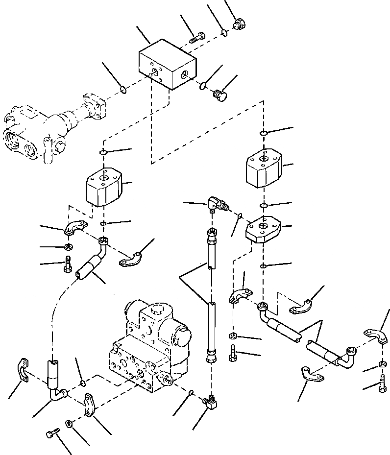 Схема запчастей Komatsu WA250PT-3L - FIG NO. H-A GROUND ПРИВОДN ГИДРАВЛИКА РУЛ. УПРАВЛЕНИЯ (/) ГИДРАВЛИКА