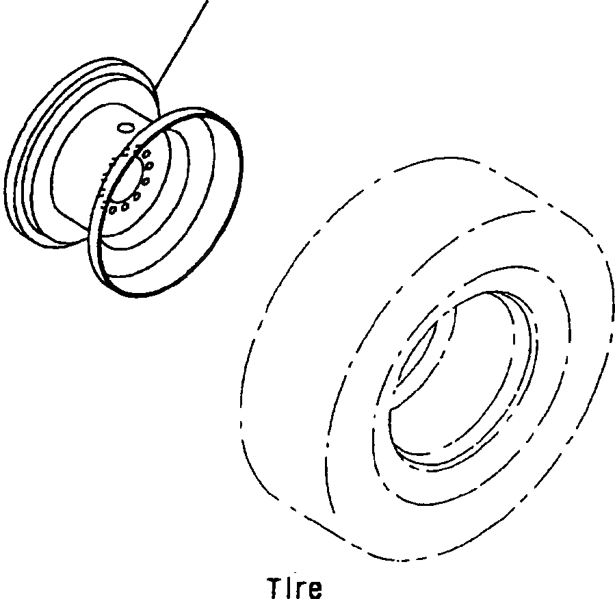 Схема запчастей Komatsu WA250PT-3L - FIG NO. S-A RIN (ДЛЯ 7.- БЕСКАМЕРНЫЕ ШИНЫ) ПОДВЕСКА И КОЛЕСА (КОЛЕСА ТИП MACHINE)