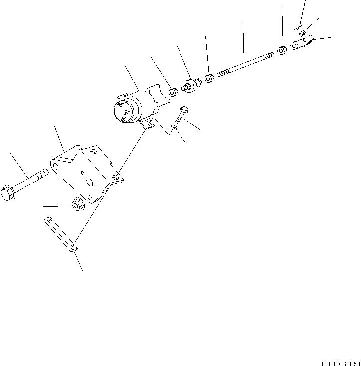 Схема запчастей Komatsu WA250PT-5L - ТОПЛИВН. ОТСЕКАЮЩ. КЛАПАН КОМПОНЕНТЫ ДВИГАТЕЛЯ
