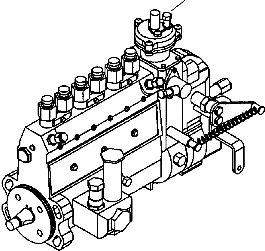 Схема запчастей Komatsu WA320-5L - A-AA8 ТОПЛ. НАСОС ДВИГАТЕЛЬ