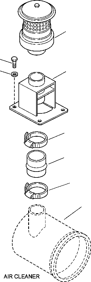 Схема запчастей Komatsu WA320-5L - B-A ПРЕФИЛЬТР TURBO II КОМПОНЕНТЫ ДВИГАТЕЛЯ