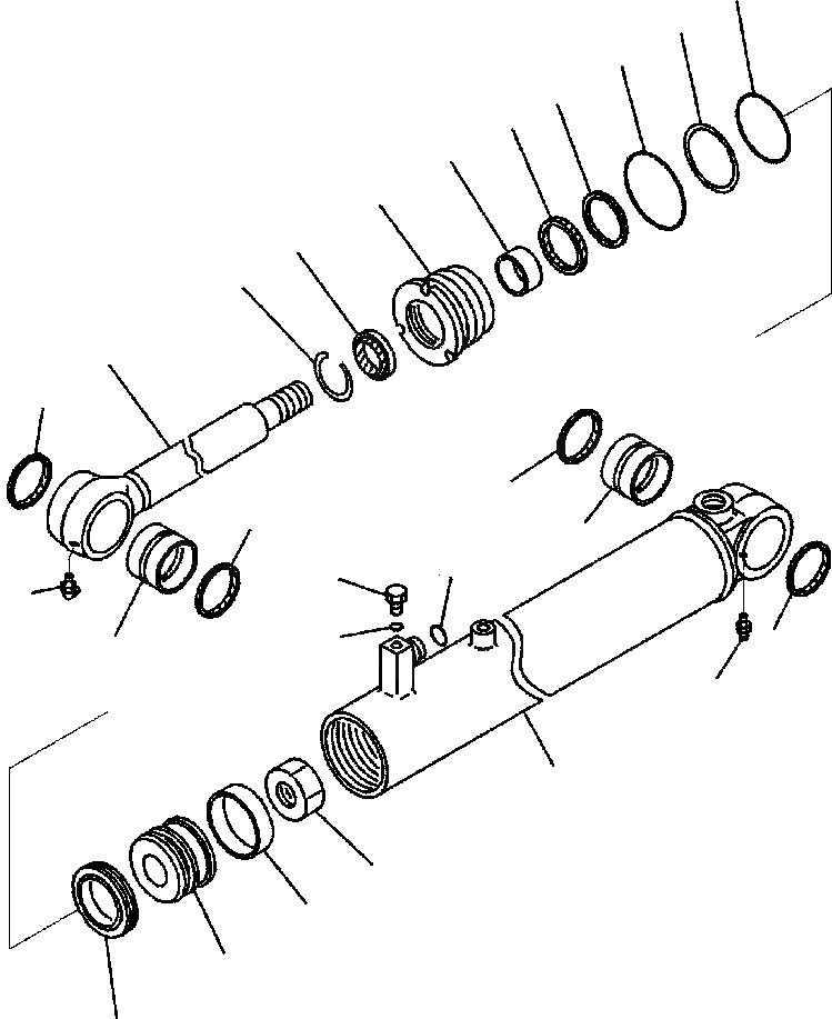 Схема запчастей Komatsu WA320-5L - H-A ЦИЛИНДР РУЛЕВ. УПР-Я ГИДРАВЛИКА