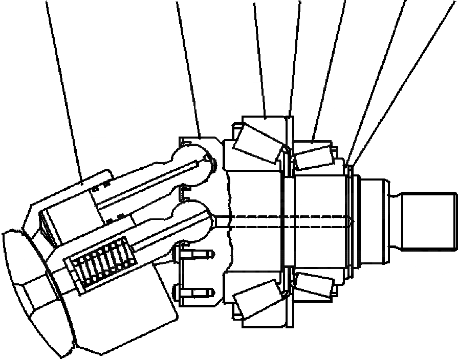 Схема запчастей Komatsu WA320-5L - H-A HST МОТОР ПОВОРОТН. ГРУППА ГИДРАВЛИКА