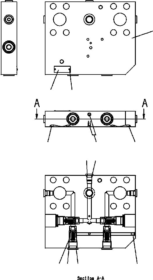 Схема запчастей Komatsu WA320-5L - H8-A ВСПОМОГ. КЛАПАН РУЛЕВОГО УПРАВЛЕНИЯ (/) ГИДРАВЛИКА