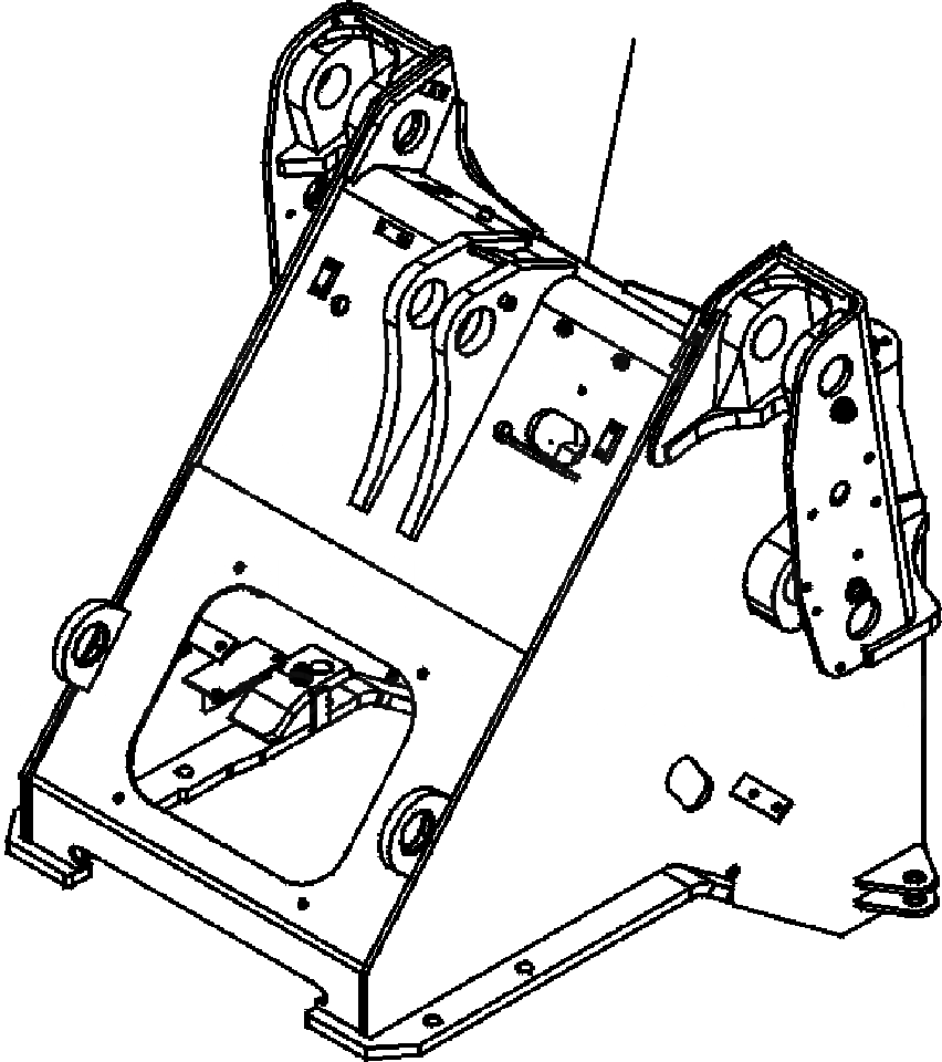 Схема запчастей Komatsu WA320-5L - J-A ПЕРЕДН. РАМА ECSS (3-Х СЕКЦИОНН.) ОСНОВНАЯ РАМА И ЕЕ ЧАСТИ