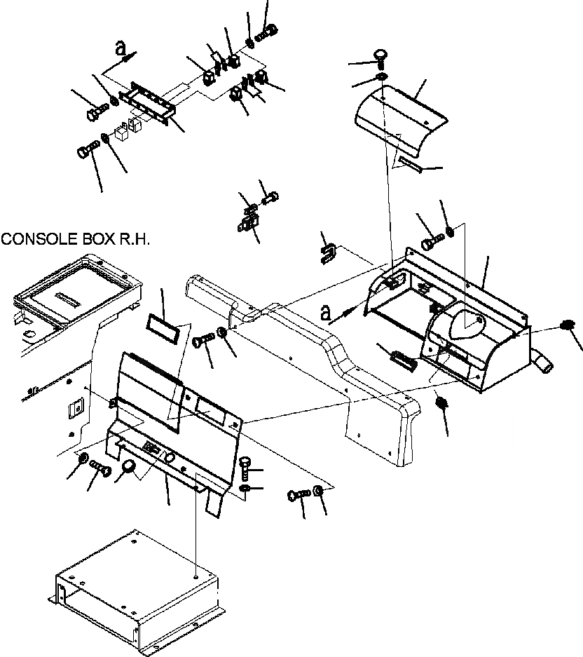 Схема запчастей Komatsu WA320-5L - K-A КОРПУС ОХЛАЖД-Я И ОБОГРЕВА БЕЗ КОНДИЦ. ВОЗДУХА OPERATORXD S ОБСТАНОВКА И СИСТЕМА УПРАВЛЕНИЯ