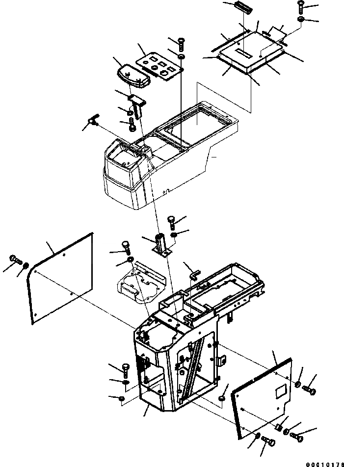 Схема запчастей Komatsu WA320-5L - K-8A КОНСОЛЬН. БЛОК НАВЕС OPERATORXD S ОБСТАНОВКА И СИСТЕМА УПРАВЛЕНИЯ
