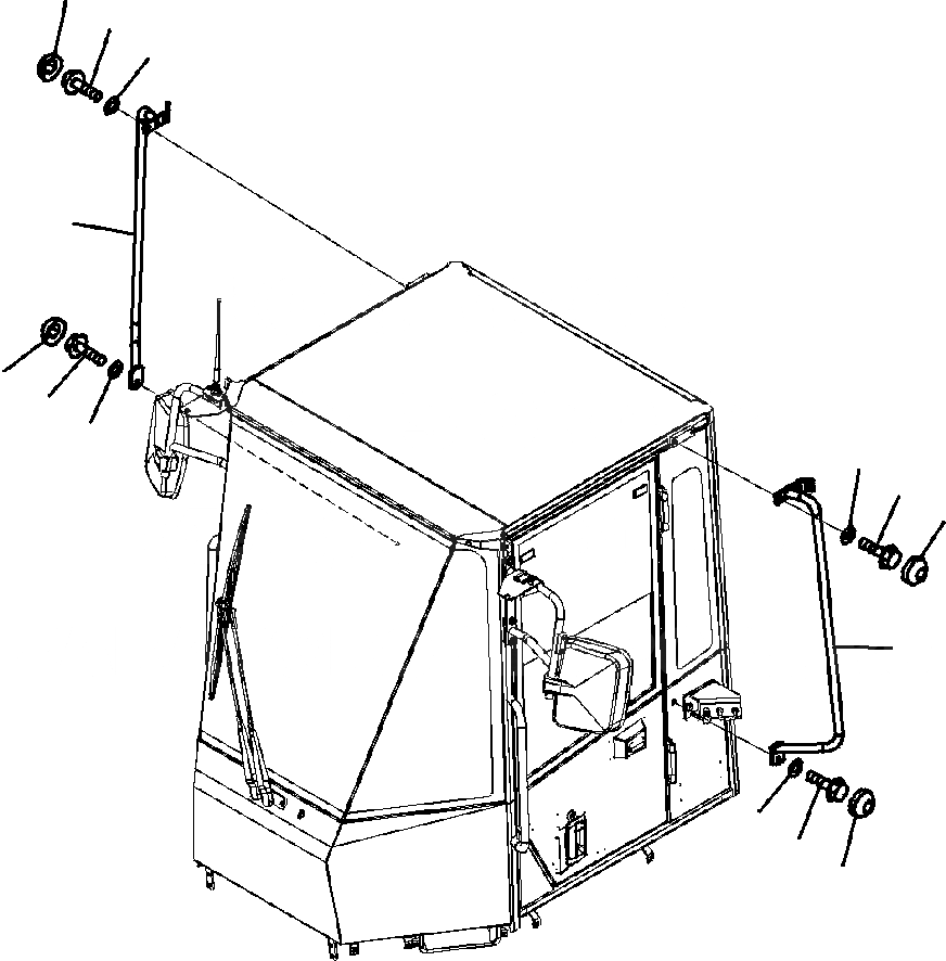 Схема запчастей Komatsu WA320-5L - K-A HANDRAIL OPERATORXD S ОБСТАНОВКА И СИСТЕМА УПРАВЛЕНИЯ