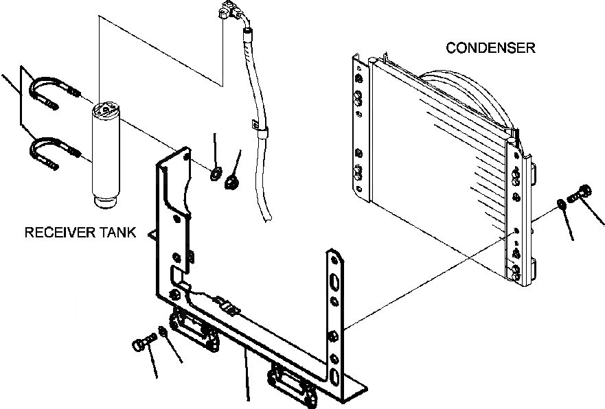 Схема запчастей Komatsu WA320-5L - K7-A БЛОК КОНДИЦИОНЕРА КРЕПЛЕНИЕ КОНДЕНСАТОРА OPERATORXD S ОБСТАНОВКА И СИСТЕМА УПРАВЛЕНИЯ