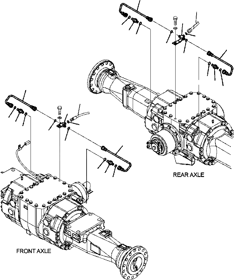 Схема запчастей Komatsu WA320-5L - K7-A ТОРМОЗНАЯ ГИДРОЛИНИЯ OPERATORXD S ОБСТАНОВКА И СИСТЕМА УПРАВЛЕНИЯ