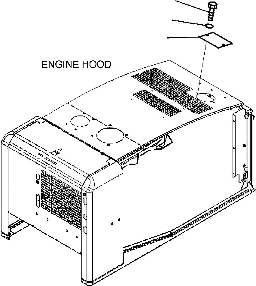Схема запчастей Komatsu WA320-5L - M-A КАПОТ COVER ЧАСТИ КОРПУСА