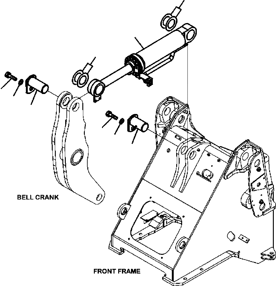 Схема запчастей Komatsu WA320-5L - T-A ЦИЛИНДР КОВША БОЛЬШ. КОВШ КРЕПЛЕНИЕ РАБОЧЕЕ ОБОРУДОВАНИЕ