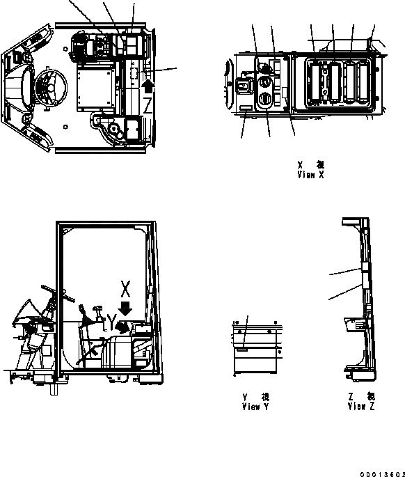 Схема запчастей Komatsu WA320-5 - ПОЛ ТАБЛИЧКИ (ПОРТУГАЛ.) (TROPICAL СПЕЦ-Я) (№B-) МАРКИРОВКА