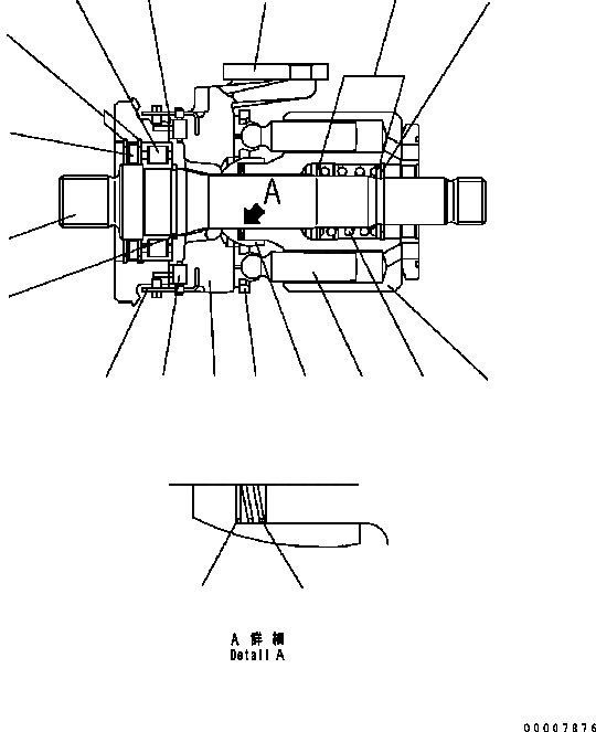 Схема запчастей Komatsu WA320-5 - НАСОС (/) ОСНОВН. КОМПОНЕНТЫ И РЕМКОМПЛЕКТЫ