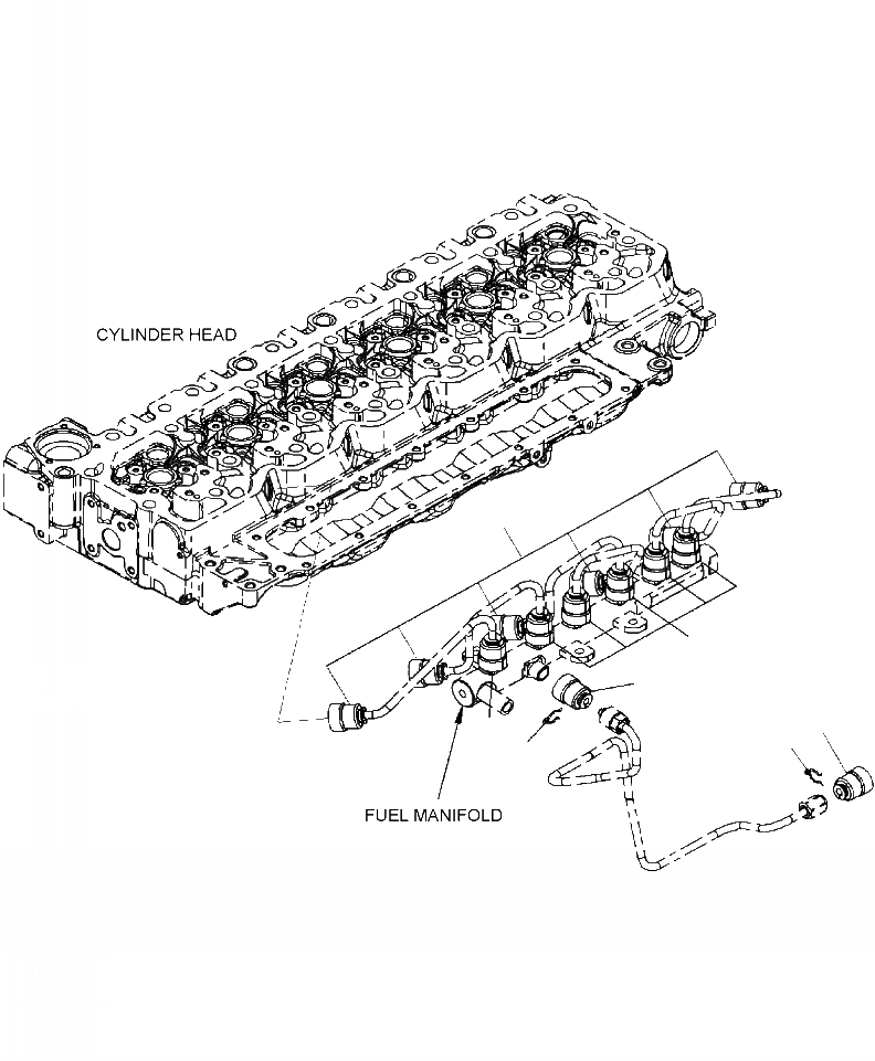 Схема запчастей Komatsu WA320-6 - A-AA ТОПЛИВН. ВПРЫСК СОЕДИН-Е КРЫШКИ ДВИГАТЕЛЬ