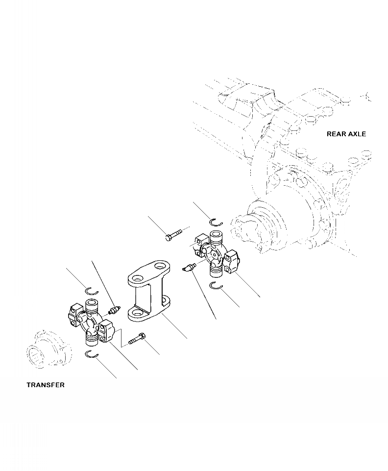 Схема запчастей Komatsu WA320-6 - F-A ПРИВОДВАЛ ЗАДН. СИЛОВАЯ ПЕРЕДАЧА И КОНЕЧНАЯ ПЕРЕДАЧА