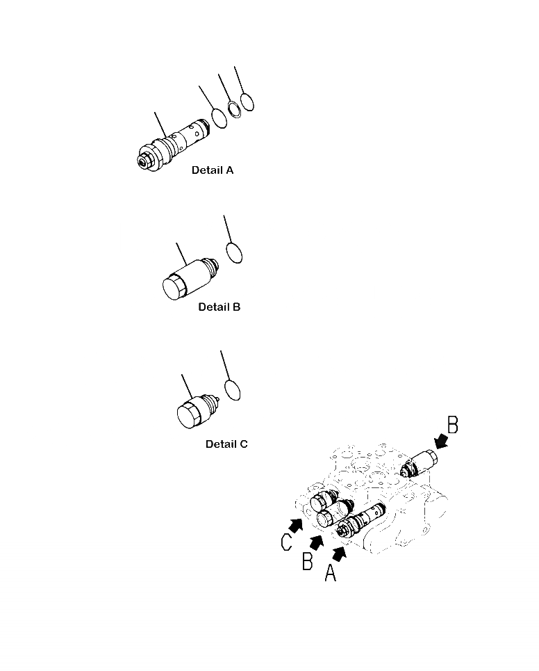 Схема запчастей Komatsu WA320-6 - H-A УПРАВЛЯЮЩ. КЛАПАН COMPLETE ASSEMBLY - 2-Х СЕКЦИОНН. (/) ГИДРАВЛИКА