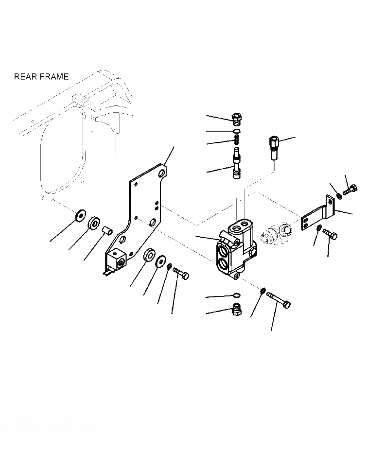 Схема запчастей Komatsu WA320-6 - H-A РУЛЕВ. УПРАВЛЕНИЕ ПРИОРИТЕТН. КЛАПАН ГИДРАВЛИКА