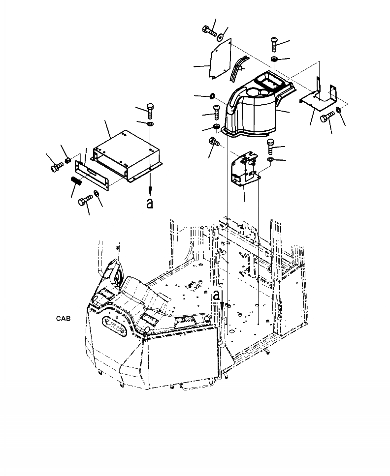 Схема запчастей Komatsu WA320-6 - K-9A OPERATORS ОБСТАНОВКА СИДЕНЬЕ КОРПУС И ЛЕВ. КОНСОЛЬ OPERATORXD S ОБСТАНОВКА И СИСТЕМА УПРАВЛЕНИЯ