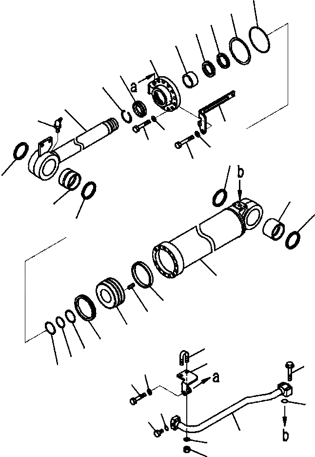 Схема запчастей Komatsu WA320-6 - T-A ЦИЛИНДР КОВША COMPLETE ASSEMBLY (ВЫСОК. ПОДЪЕМ СТРЕЛА) РАБОЧЕЕ ОБОРУДОВАНИЕ