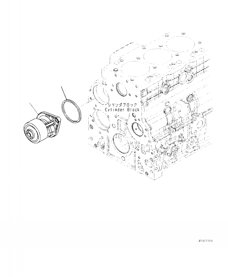 Схема запчастей Komatsu WA320-7 - A9- ВОДЯНАЯ ПОМПА ДВИГАТЕЛЬ