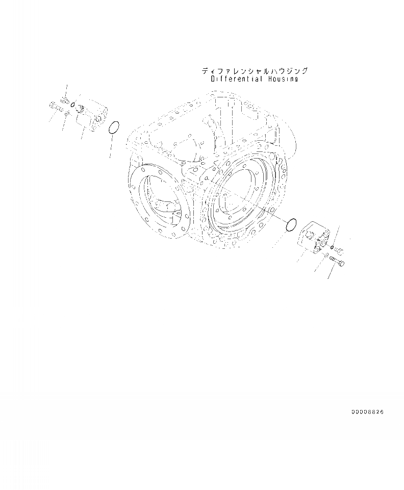 Схема запчастей Komatsu WA320-7 - F- ЗАДН. МОСТ (САМОБЛОКИР. ДИФФЕРЕНЦ.) РЕГУЛ. УСИЛИЯ СИЛОВАЯ ПЕРЕДАЧА И КОНЕЧНАЯ ПЕРЕДАЧА