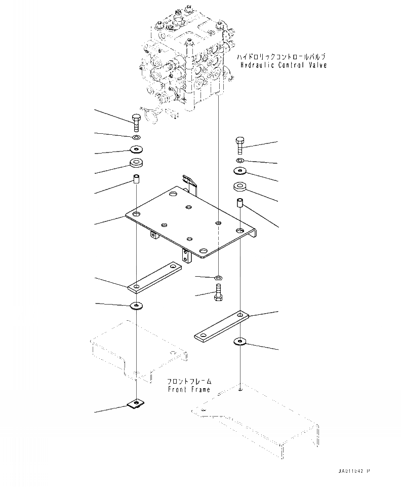 Схема запчастей Komatsu WA320-7 - H-9 УПРАВЛЯЮЩ. КЛАПАН 2-Х СЕКЦИОНН. ASSEMBLY, КЛАПАН КРЕПЛЕНИЕ ГИДРАВЛИКА