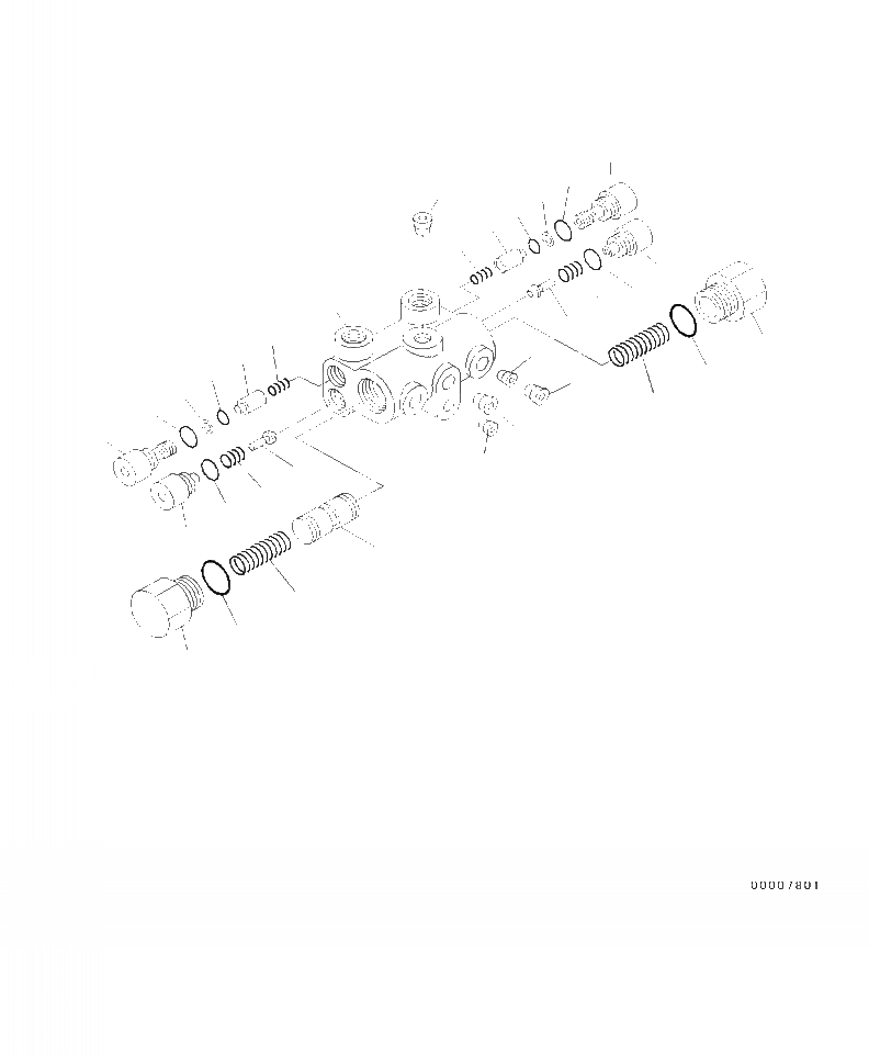 Схема запчастей Komatsu WA320-7 - H- ГИДРОЛИНИЯ ПОДУШКИ КЛАПАН ГИДРАВЛИКА